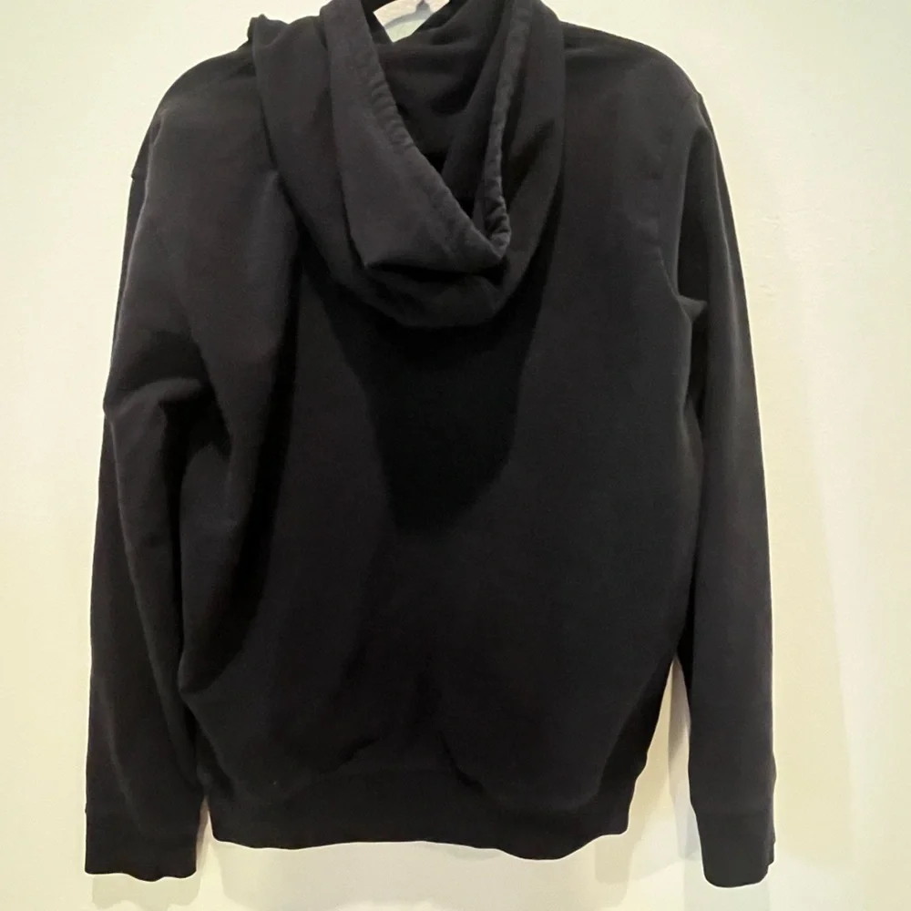 Patagonia Black Hoodie with Mountain Logo